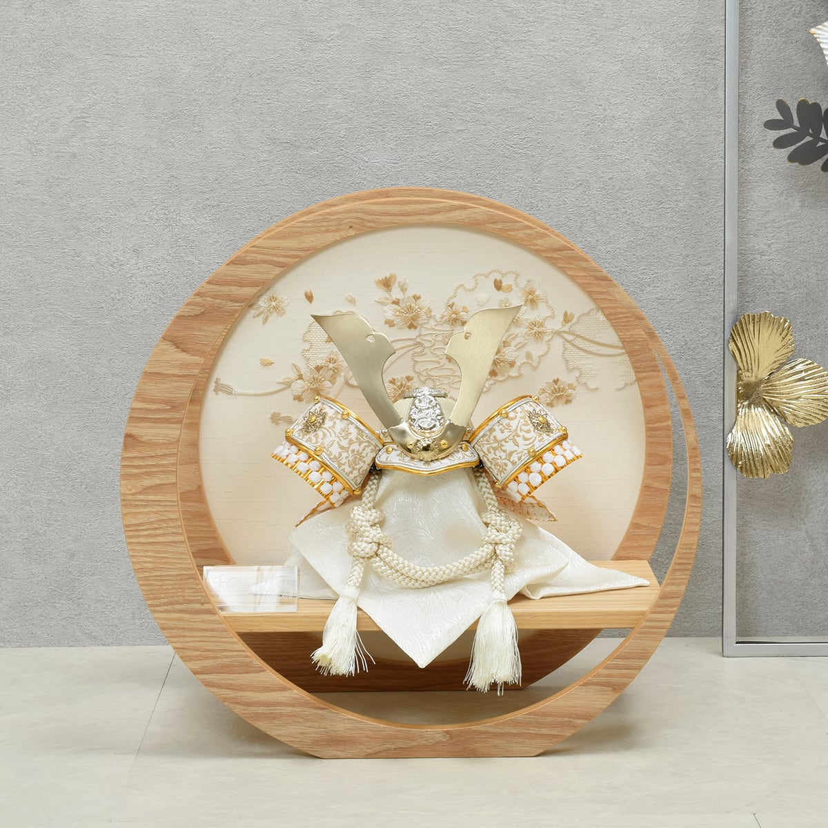 兜飾り【常盤】Tokiwa|丸型御飾台|おしゃれ|スタイリッシ|モダン|コンパクト|今どき|端午の節句|五月人形