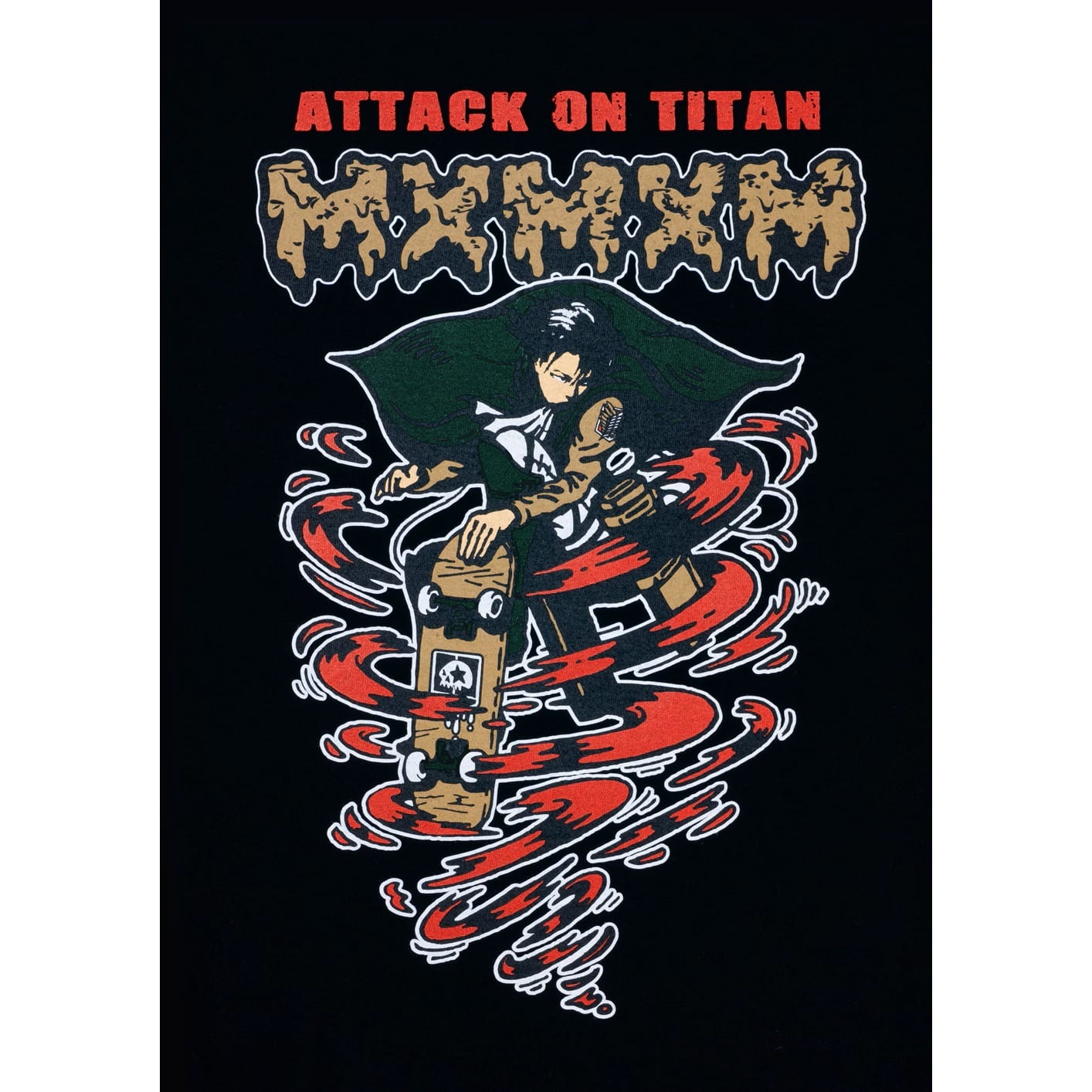 モジャおMart様オーダー MxMxM x 進撃の巨人 】“MAGICAL MOSH LEVI” TEE マジカルモッシュミス