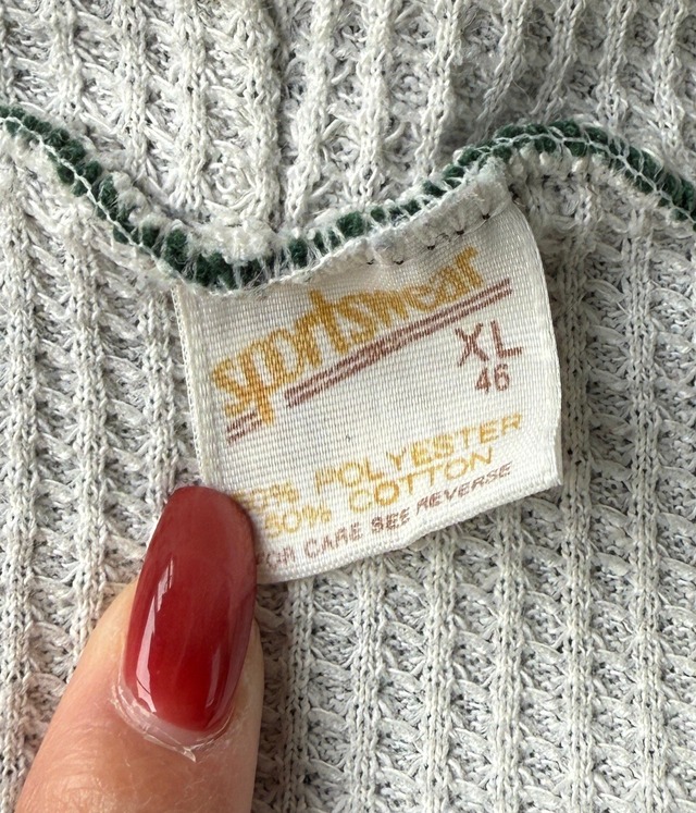 -Sportswear- Vintage 70-80s XL Zip Up Hoodie