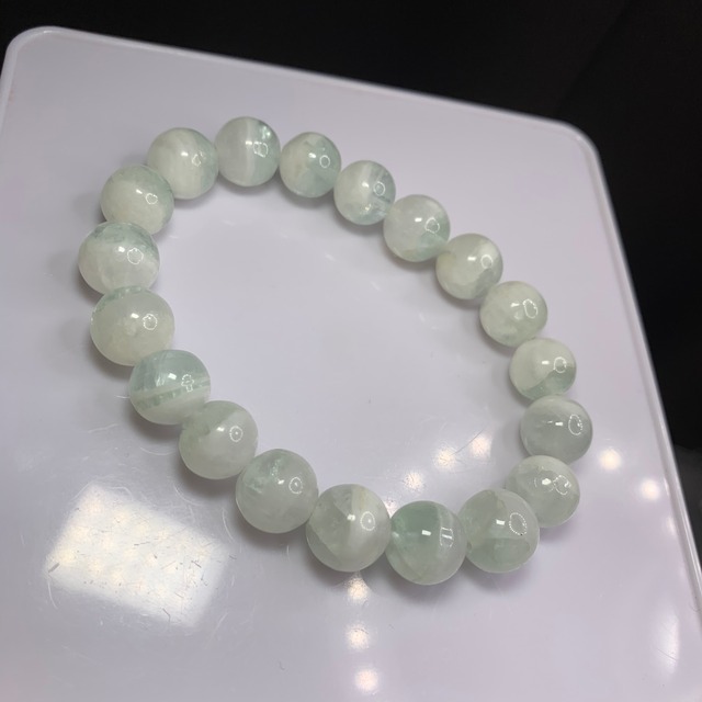 綺麗なバイカラー✩フローライトシリカブレスレット