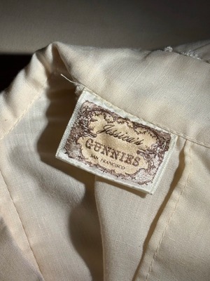 vintage "GUNNE SAX" ivory lace blouse