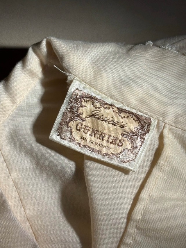 vintage "GUNNE SAX" ivory lace blouse
