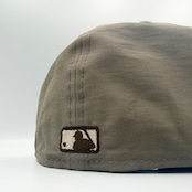 NEW ERA 59FIFTY/5950 ロサンゼルス・ドジャース Grosgrain オリーブ/ネイビー