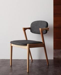 星野民藝 アームレスチェア 2脚セット 樺材 ダイニング リビング