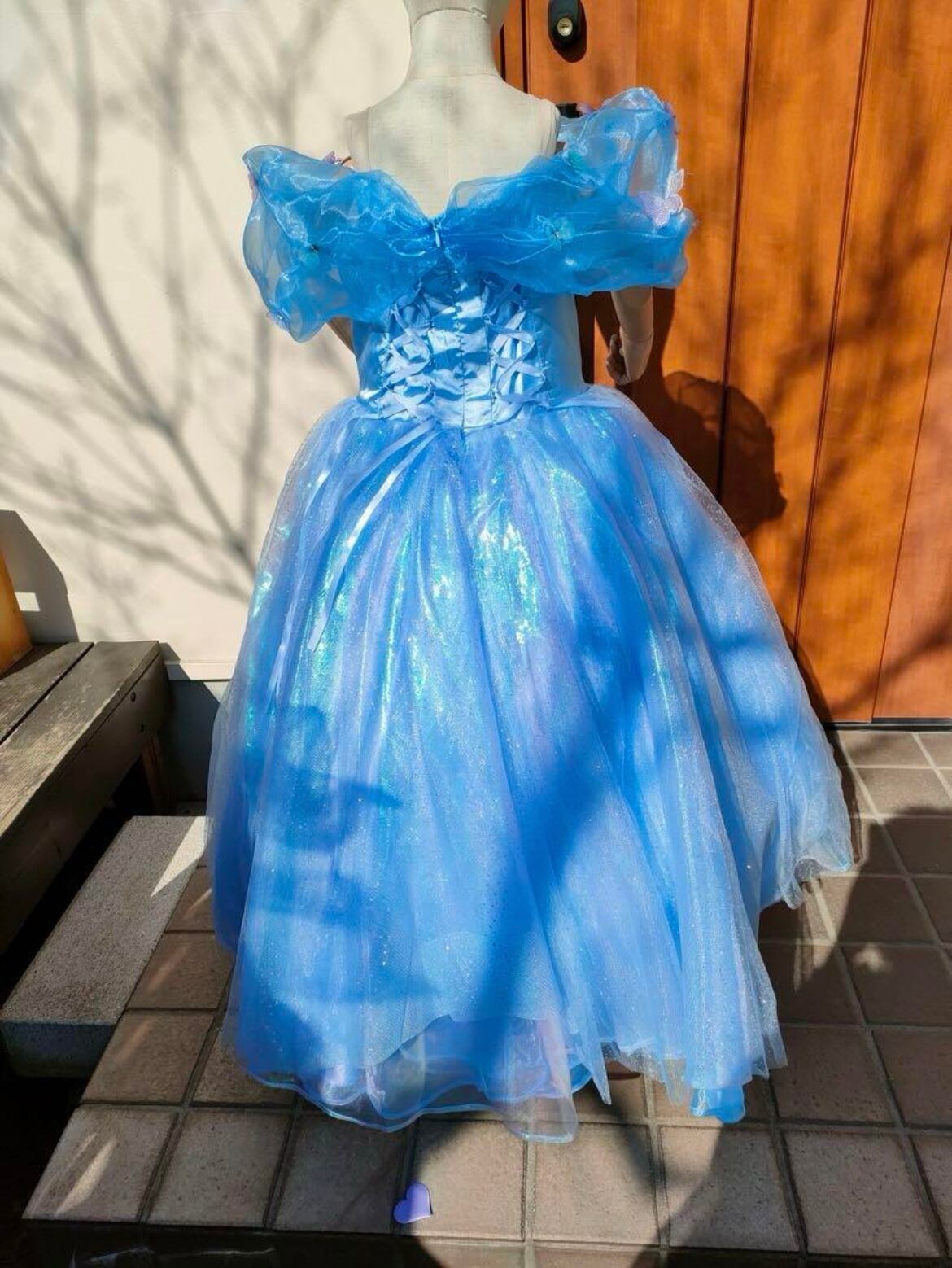 ディズニー 実写版シンデレラ キッズ服 ドレス コスチューム