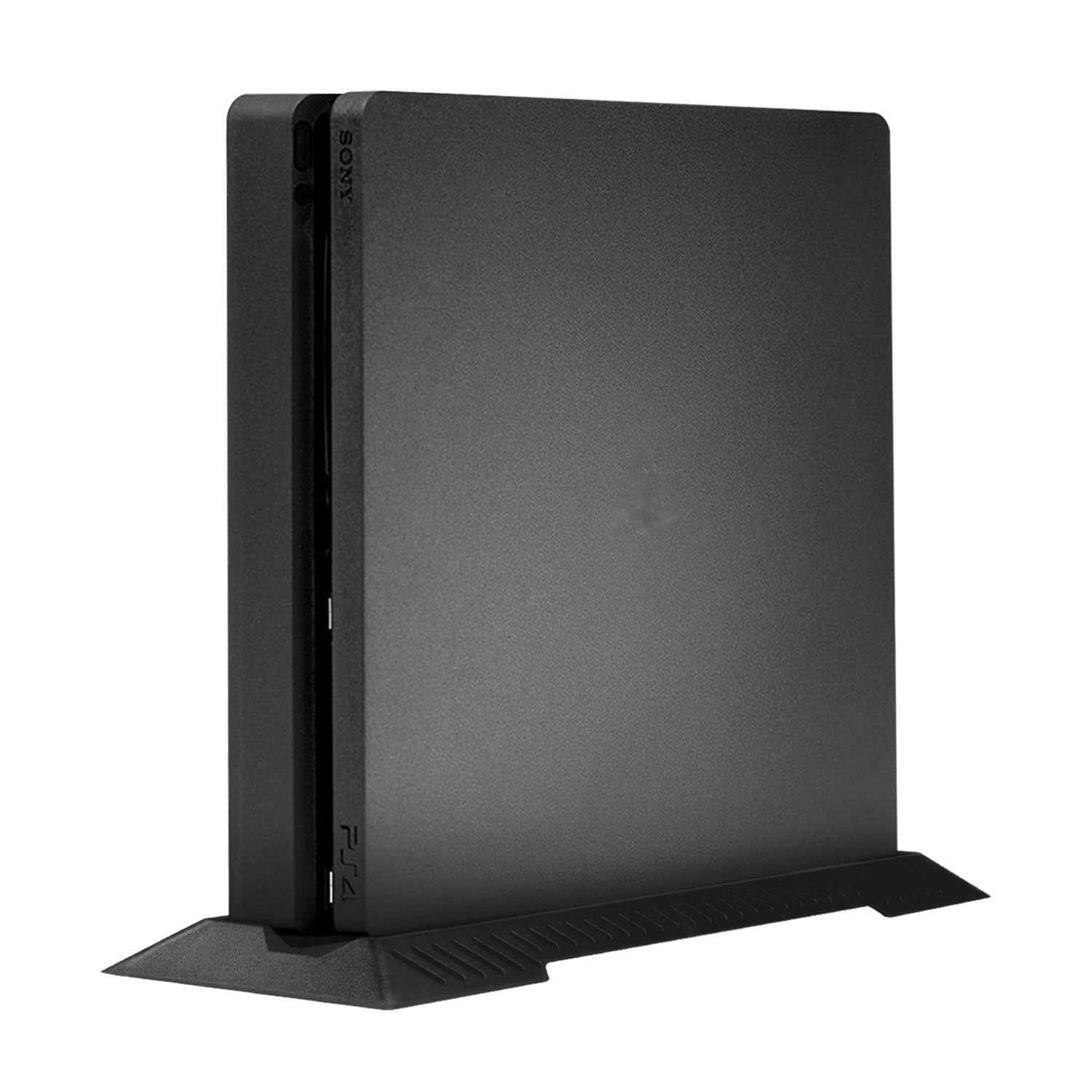 RDFJ PS4 Slimシリーズ専用スタンド シンプルデザイン 省スペース 縦置きスタンド 安定向上 for PS4 Slim(ブラック)