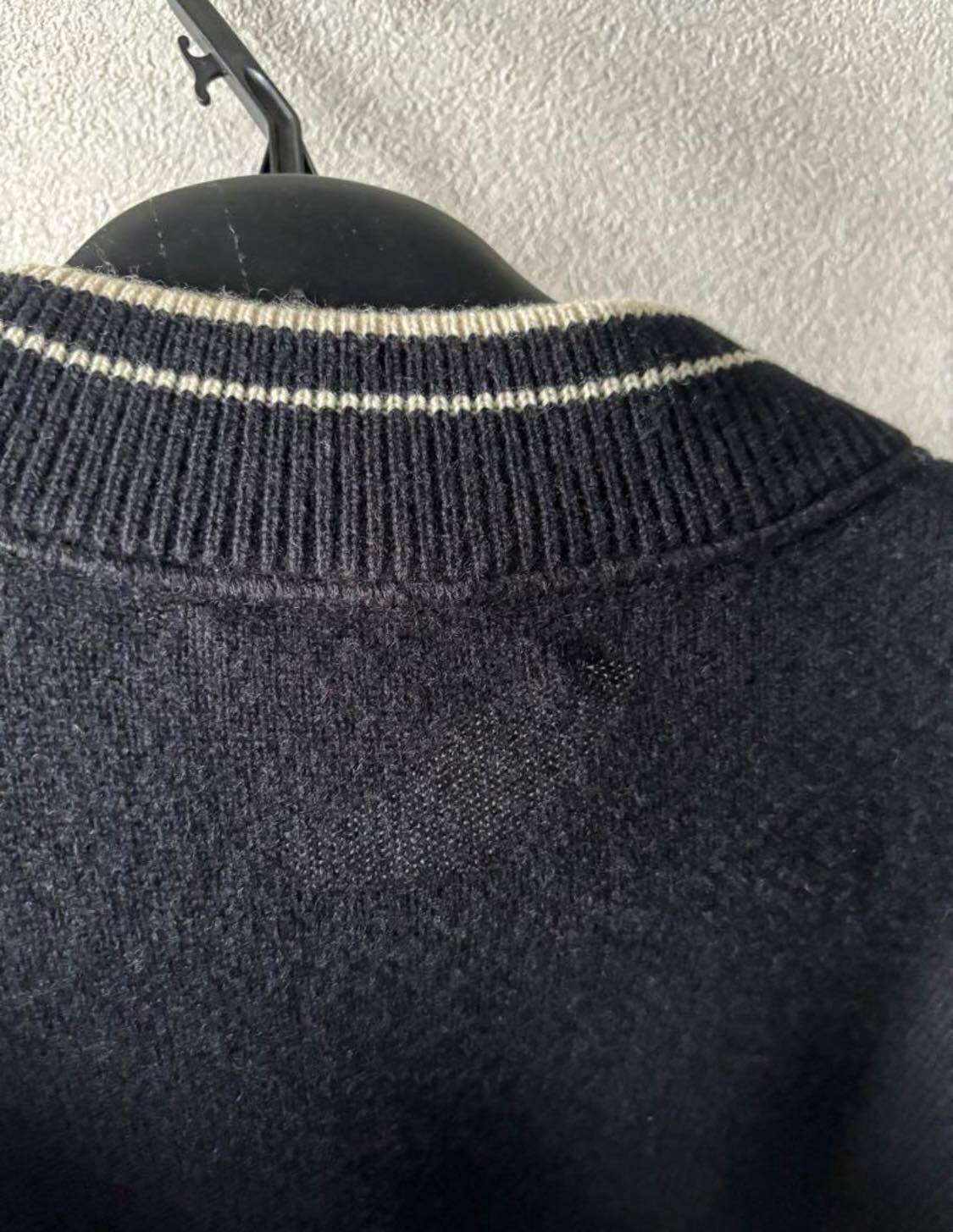 CHROME HEARTS クロムハーツ カシミヤ カーディガン クロス刺繍