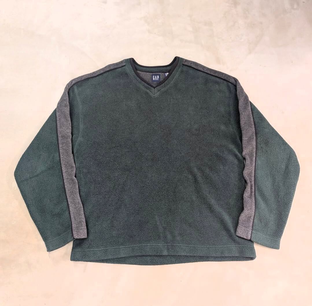 old gap p/o fleece shirt 小岩店