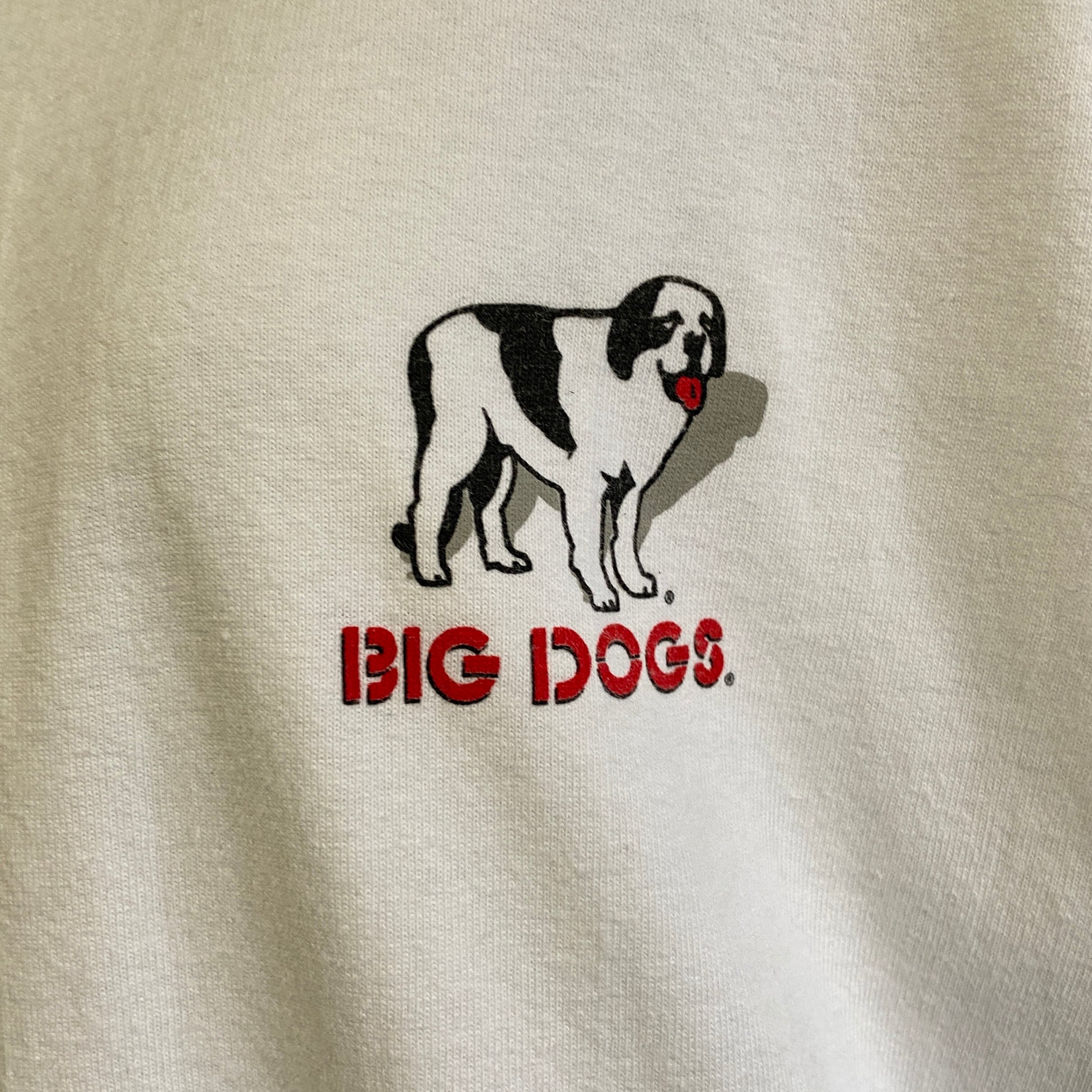 00年代 BIG DOGS ビッグドッグス ”MOUNTAIN LAGER” バックプリント Tシャツ メンズ2XL 古着 00s ビンテージ
