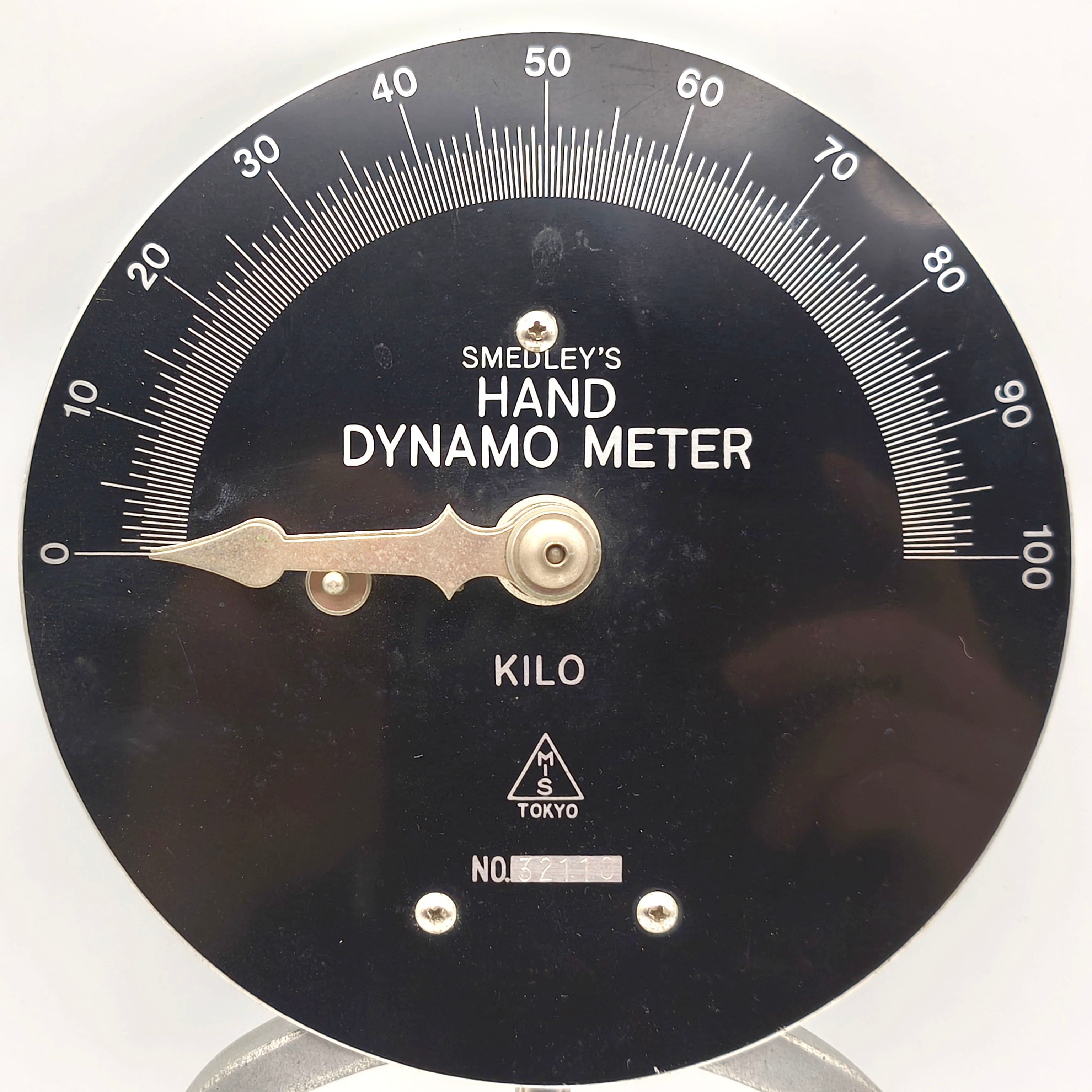 昭和レトロ・アナログ握力測定器・握力計・DYNAMO・スメドレー式・No