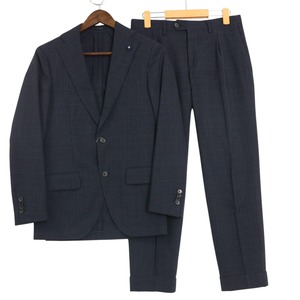 LARDINI WOOL CHECK SUIT《42》