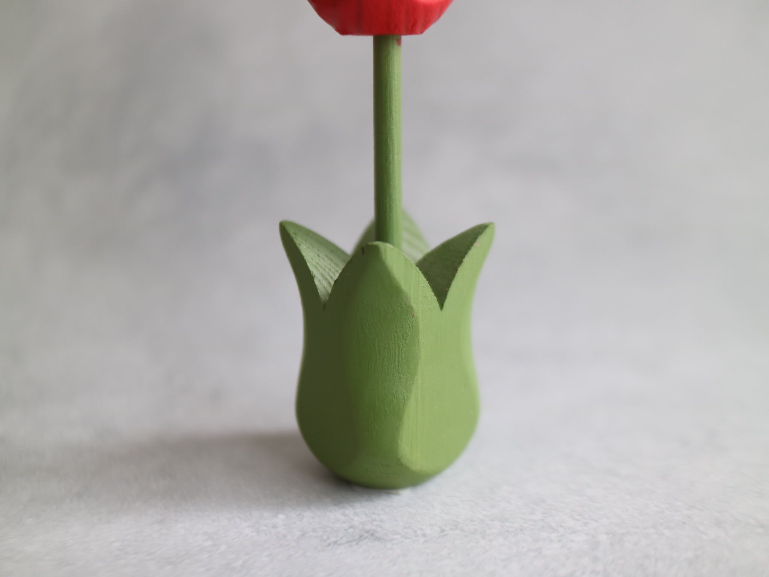 北欧　木製チューリップ　スウェーデン　ヴィンテージ スウェーデンで見つけた木製チューリップ オブジェ No.5595