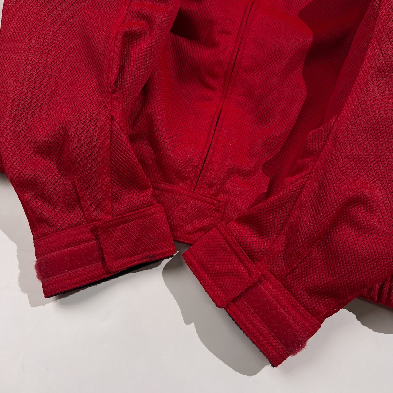 YELLOW CORN イエローコーン メッシュ ライディングジャケット LL /レッド系 HIGHWAY MAGICIAN バイク ウェア プロテクター入り