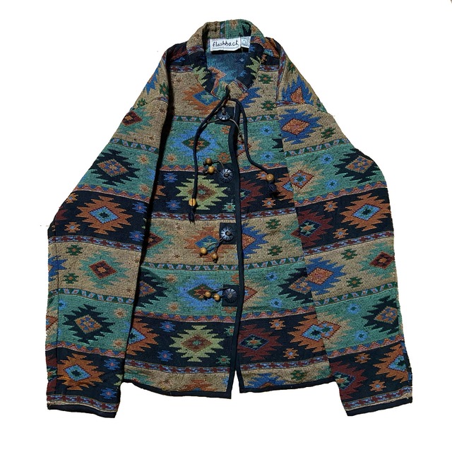 Native Patterned Gobelin Jacket