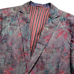 ETRO botanical jacquard tailored jacket “ETROLIGHT”