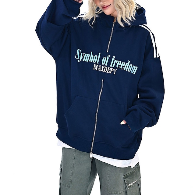 トラックスタイルロゴジップスウェット 2col R01121