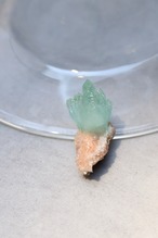 グリーンアポフィライト × ヒューランダイト 「輝く人参」Green Apophyllite × Heulandite ◇ 天然石・鉱物・パワーストーン・原石 | st00353