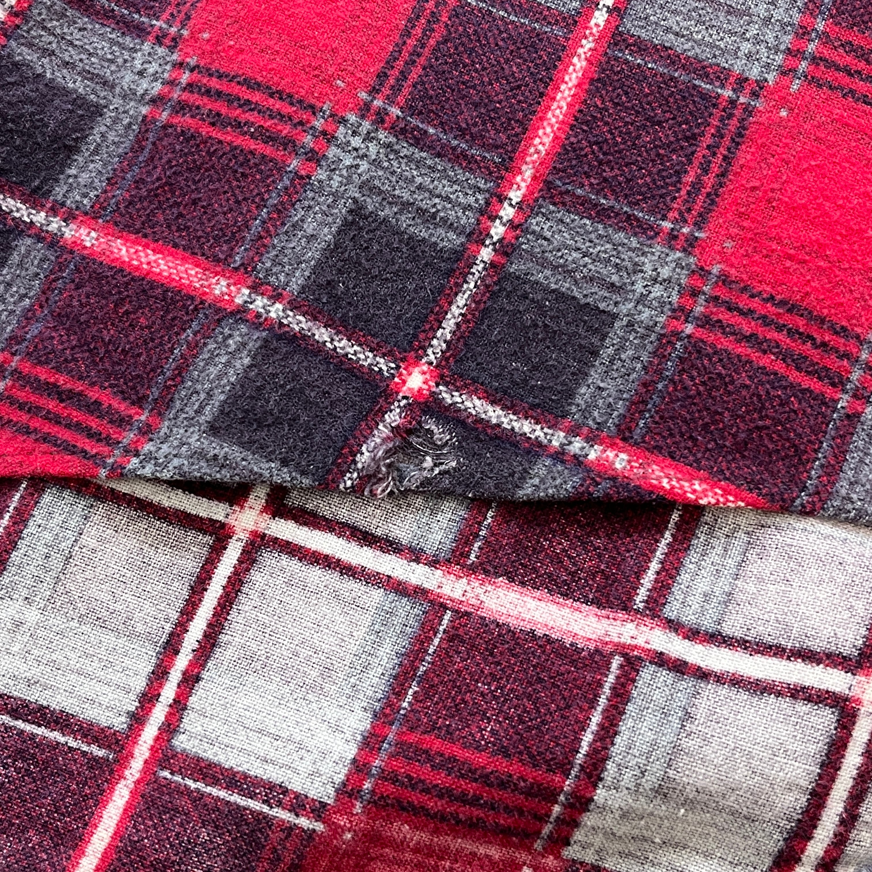 60s〜70s Cotton Printnel Shirt 60年代〜70年代 コットン プリント