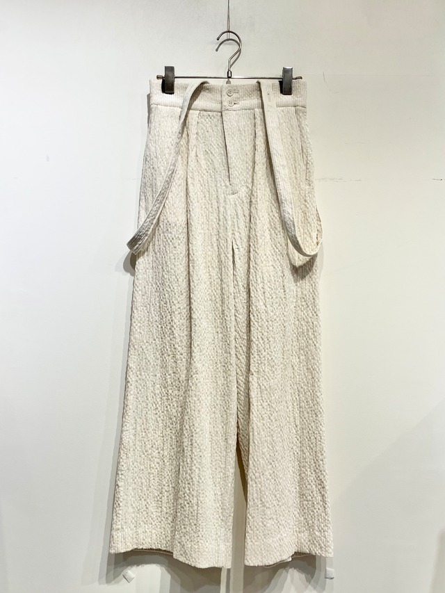 HiROMITHiSTLE　サスペンダー付きワイドパンツ