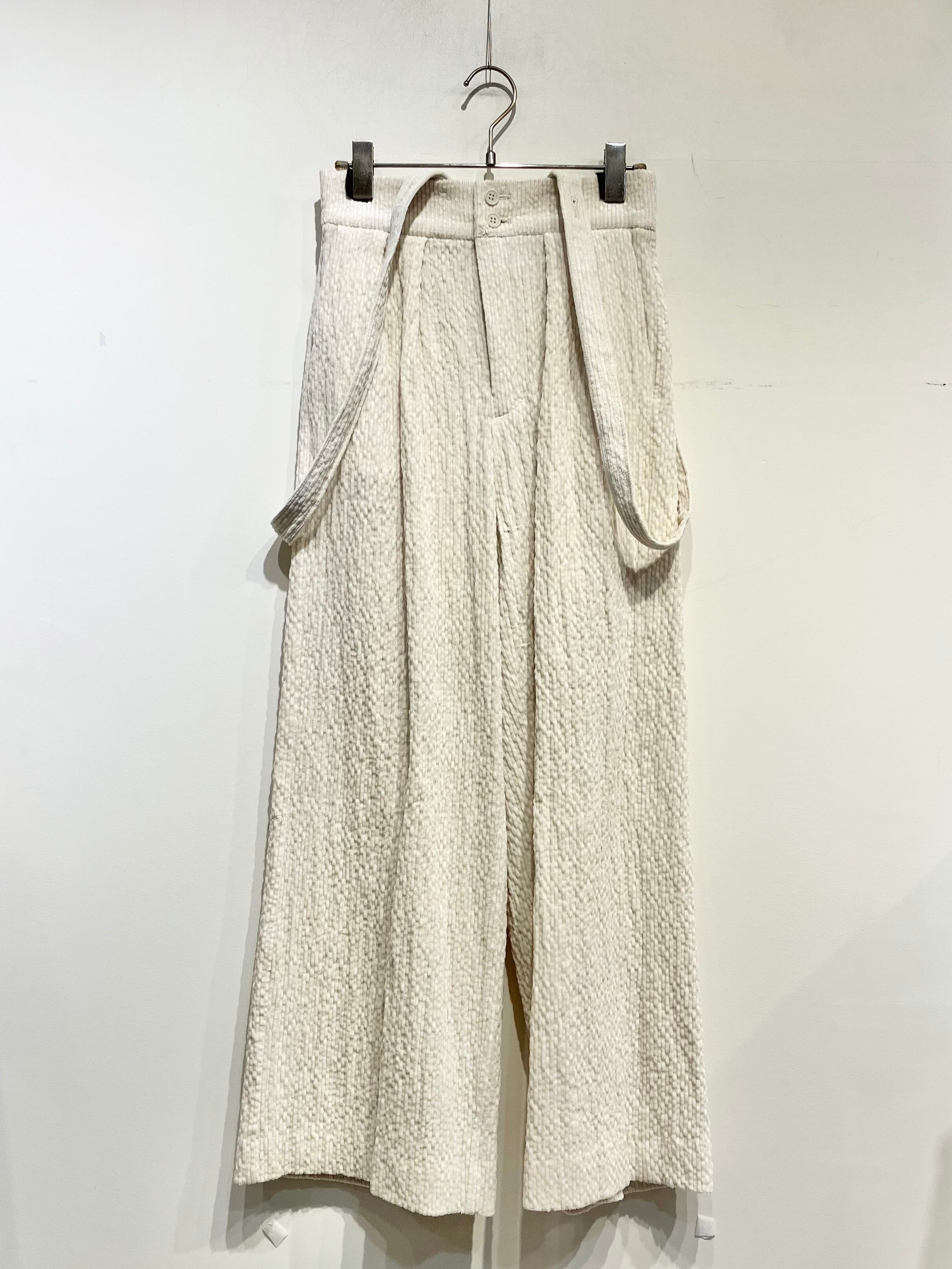 HiROMITHiSTLE サスペンダー付きワイドパンツ