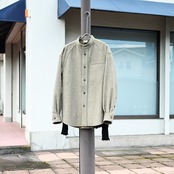 山内 / ウールシャギー・スタンドカラーシャツジャケット