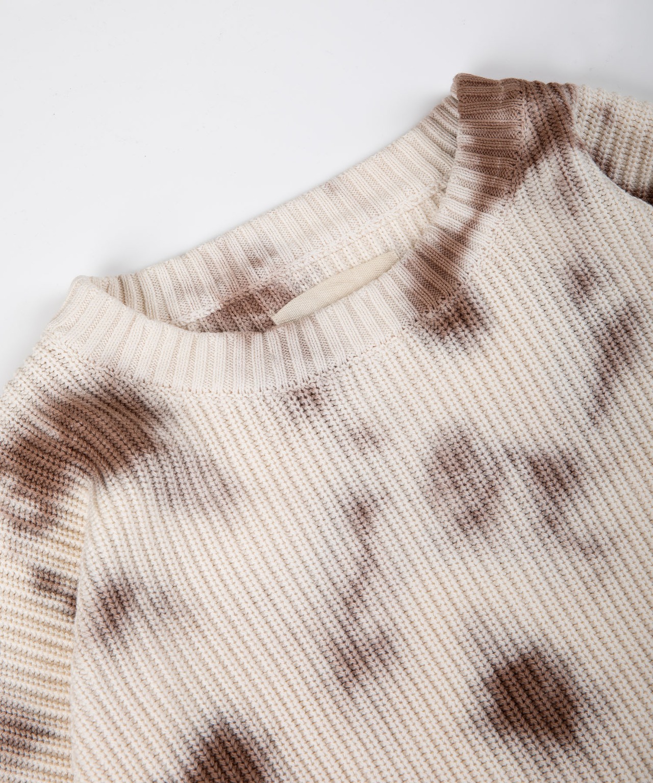 【#Re:room】TYE DYE PATTERN BIG CREW KNIT［REK119］