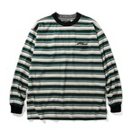 GOODHELLER " GREEN BORDER L/S TSHIRT "