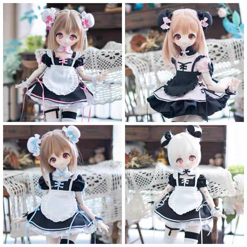 10. ドール アウトフィット ピンク MDD ドルフィードリーム メイド服