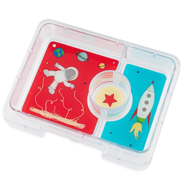 Yumbox (ヤムボックス）汁漏れ防止お弁当箱 470ml Snack スナック (Sサイズ)  -  True Blue - ロケット