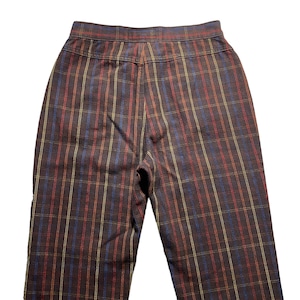 vintage VERSACE JEANS COUTURE plaid pattern color denim pants
