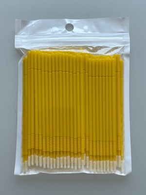 ストレートマイクロスティック（黄）100本入り