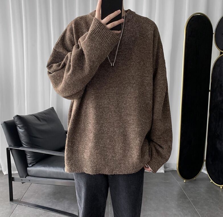 スティグル セーター 長袖 シンプル オーバーサイズ ユッタリ 韓国風 メンズ冬服おしゃれ メンズ冬 メンズ秋 メンズファッション ファッションメ 送料無料限定セール中