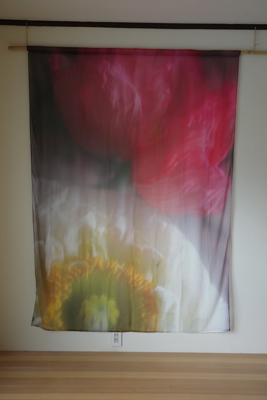 rūpa print curtain "All living things have meaning "27"