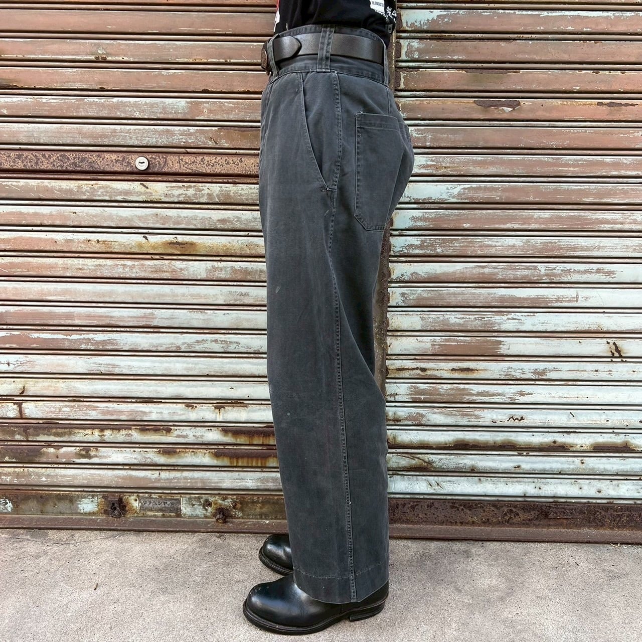 50s カナダ軍 実物 ワークパンツ ミリタリー カーゴパンツ N2 W76cm S