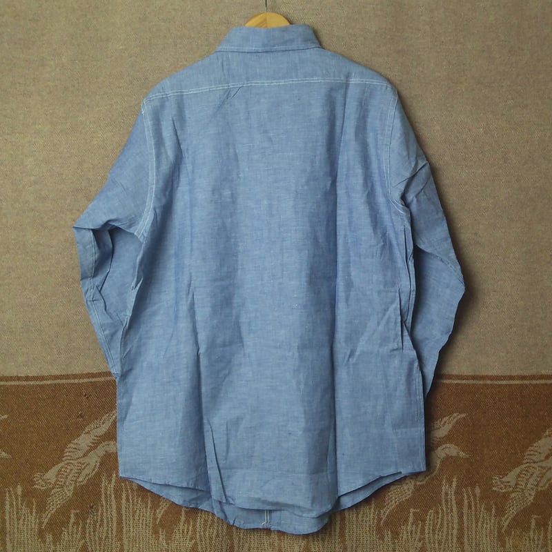 60s GIANT RED BALL Chambray Work Shirt (15 1/2) DEAD-STOCK 60s GIANT RED BALL Chambray Work Shirt (15 1/2) DEAD-STOCK