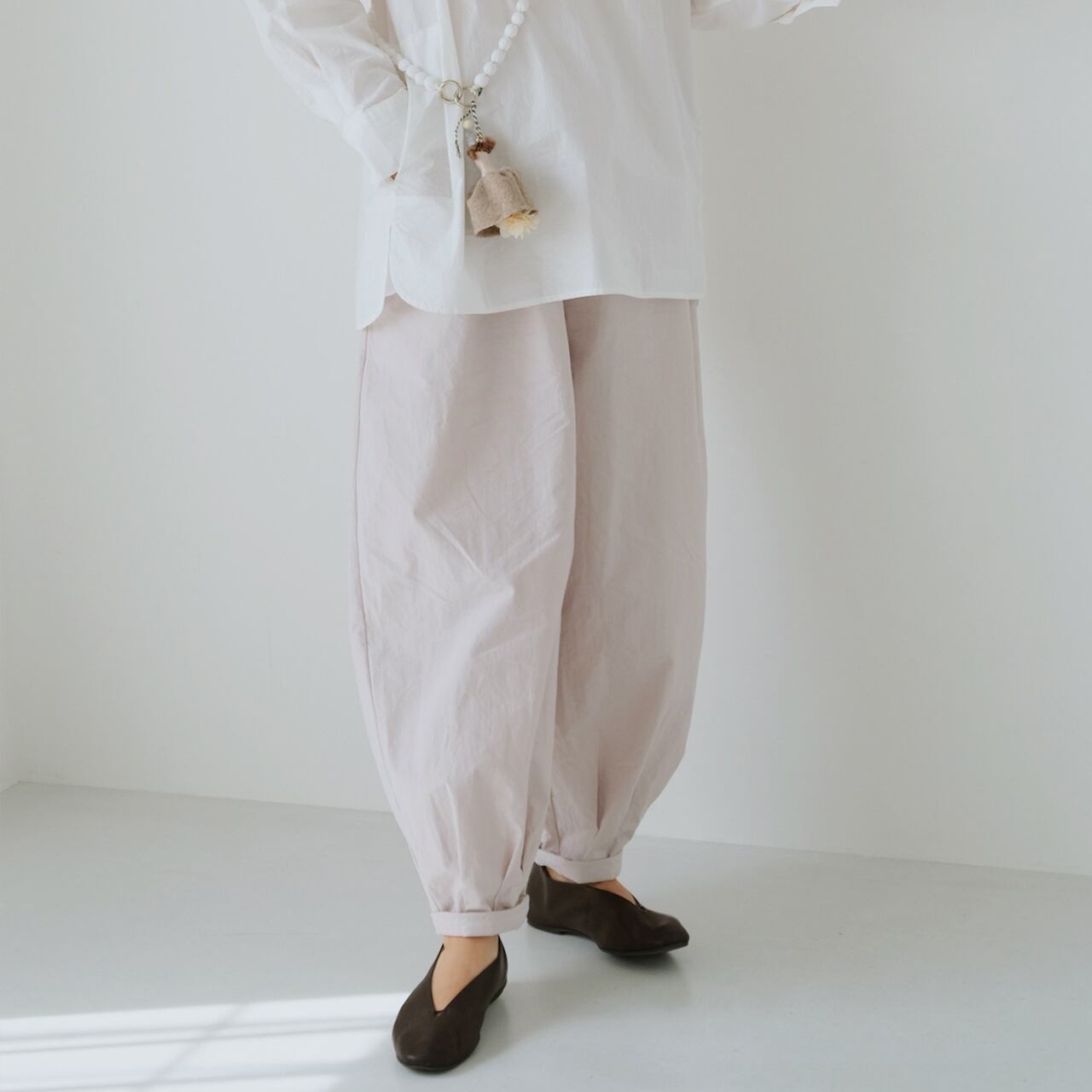 dookkara 洗い綿バルーンパンツ | dookkara