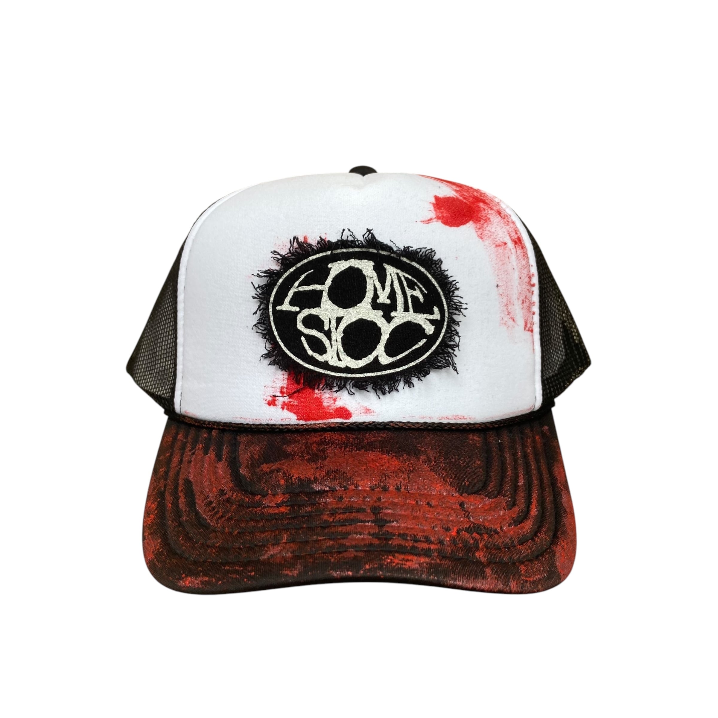 homesicc logo 5-panel mesh trucker