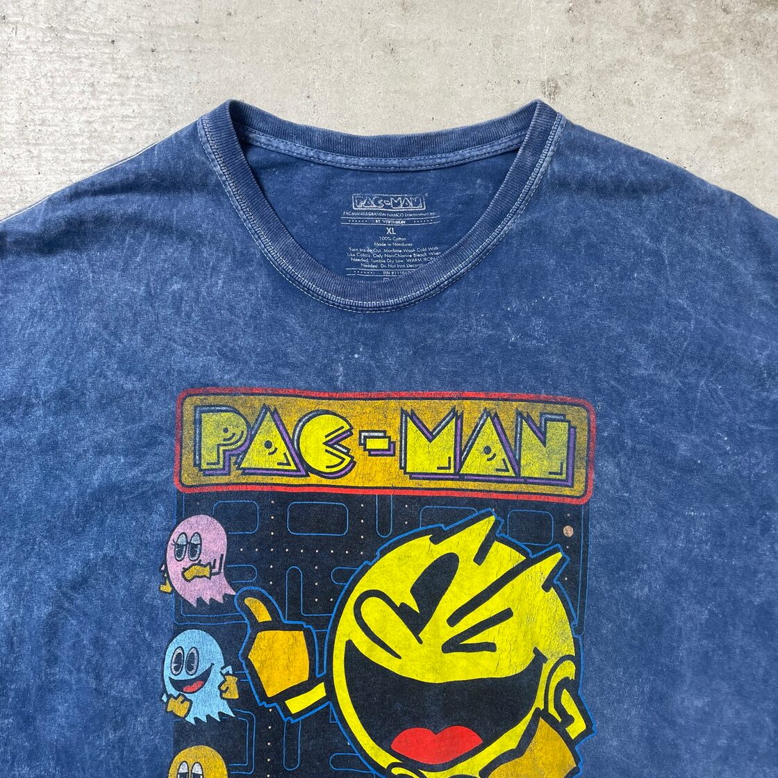 PAC-MAN パックマン キャラクターTシャツ プリントTシャツ メンズ2XL 