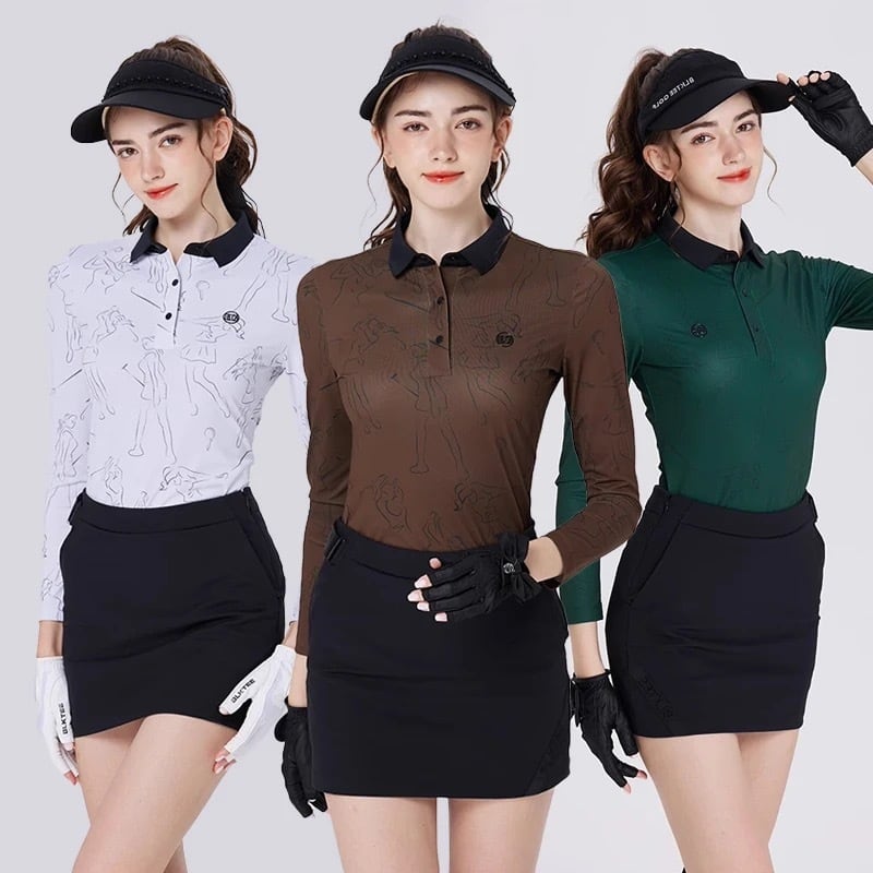 3色展開長袖シャツ | AMIS GOLF 【韓国ゴルフウェア】