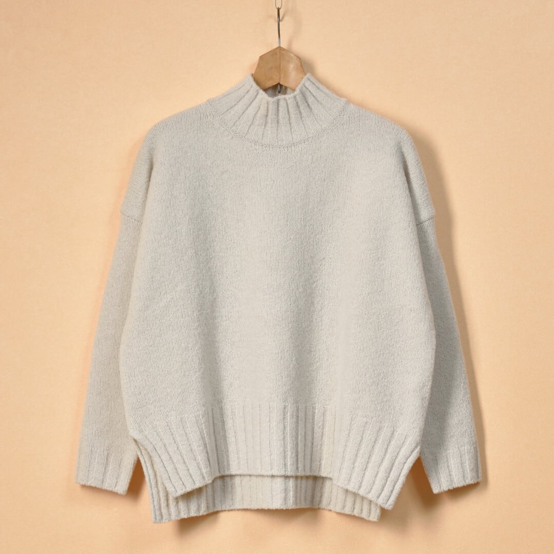evam eva エヴァムエヴァ renew-wool turtleneck リニューウール