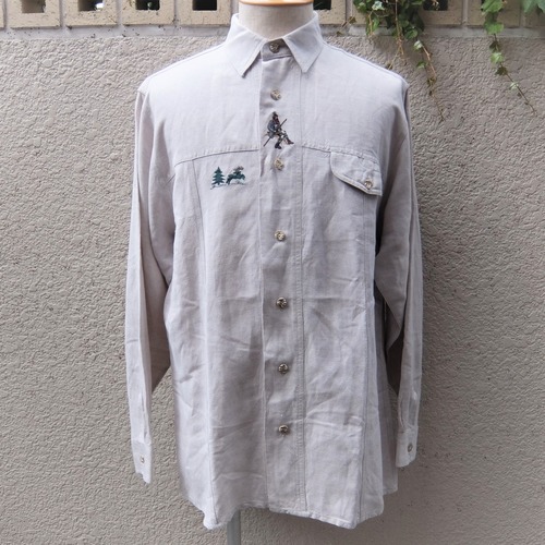 European embroidery Shirts／ユーロピアン 刺繍 シャツ