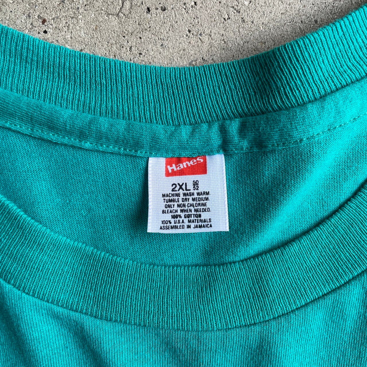 ビッグサイズ 90年代 Hanes ヘインズ シングルステッチ 無地 ポケットT