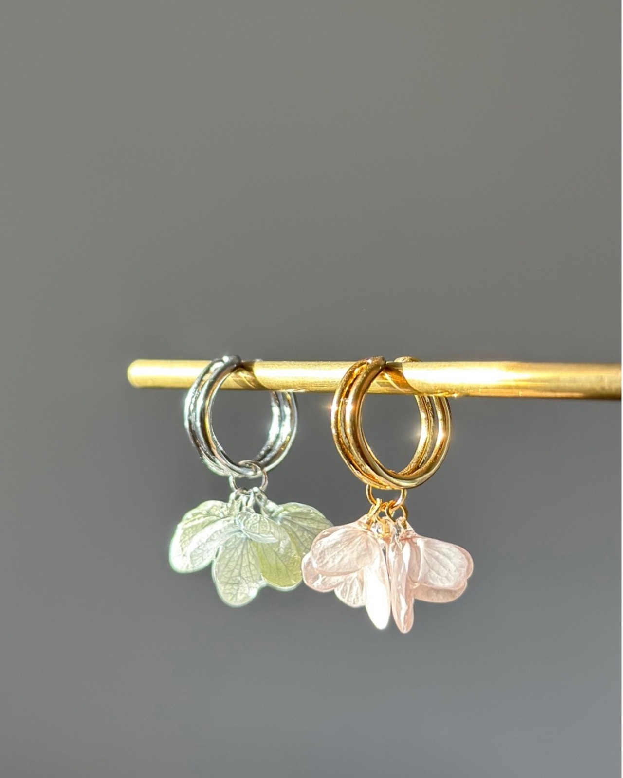 hydrangea earcuff
