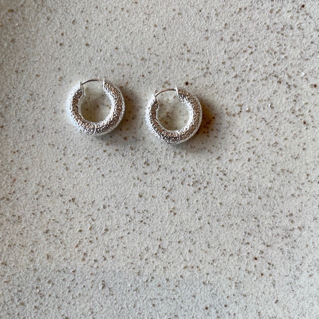 chic hoop pierce／silver