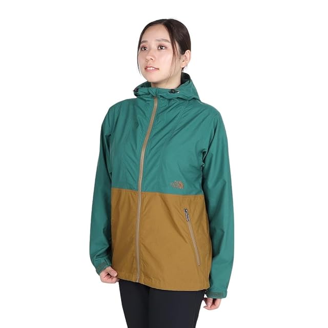ノースフェイスレディースモスグリーン濃い緑モッズナイロンコージャケット THE NORTH FACE(ザノースフェイス) ジャケット Compact Jacket TNF