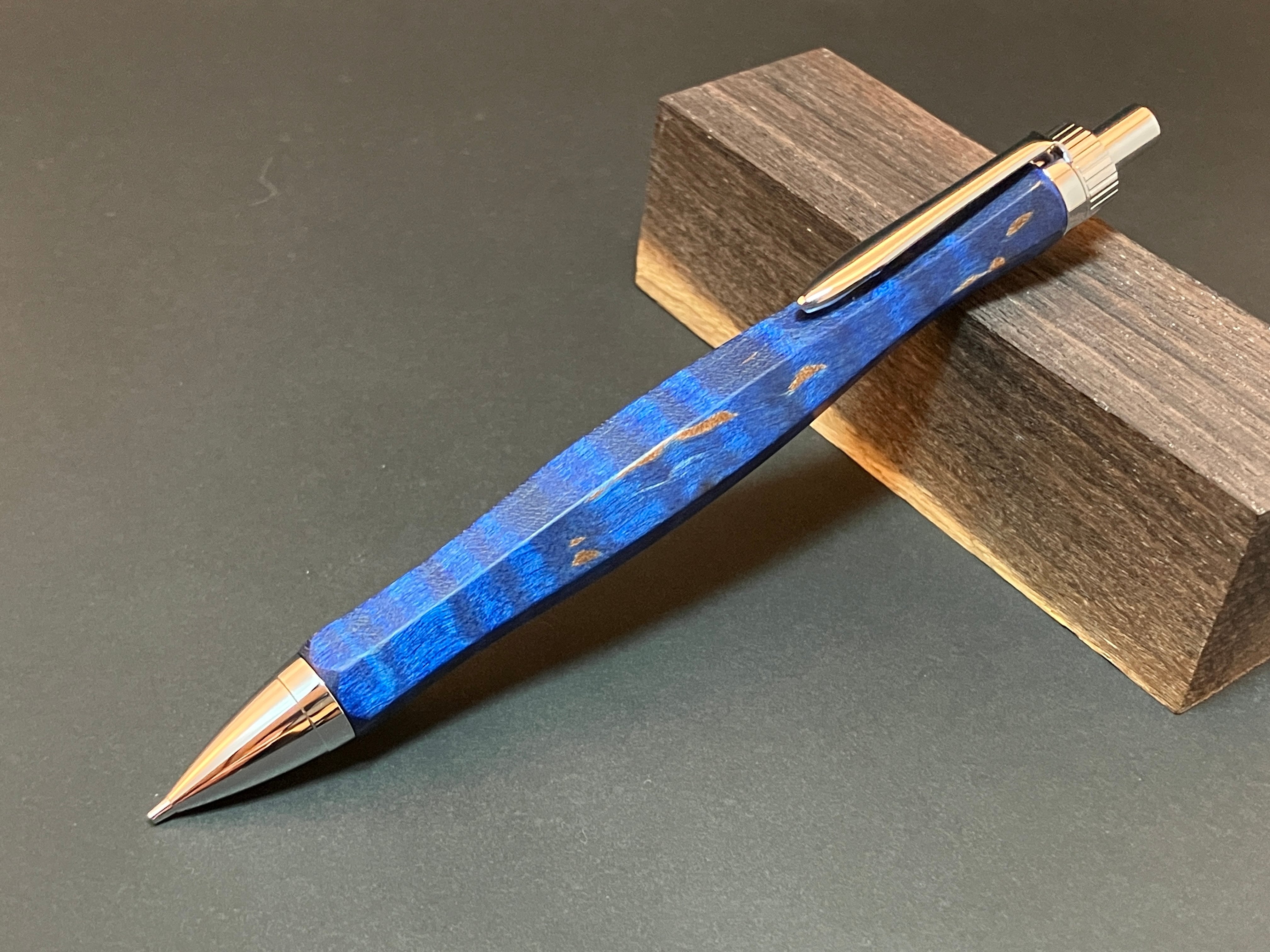 スタビライズドメイプル】六角流線形木軸ペンHSL-1 | Pichio Craft
