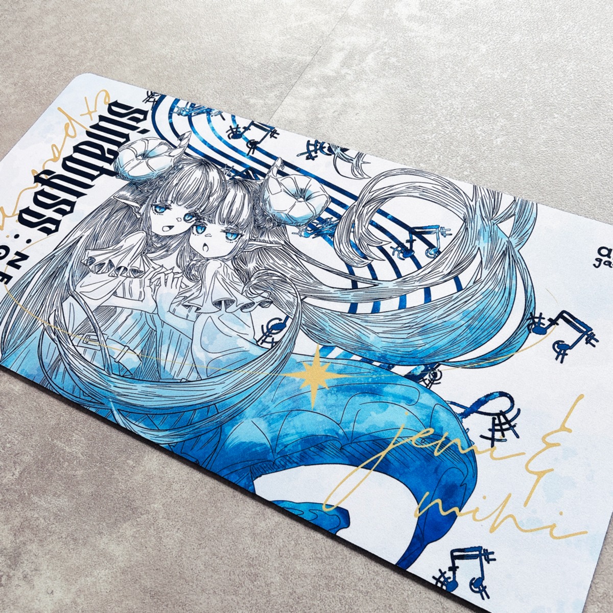 jemi&mini / amii games. コラボプレイマット【sinabyss:NEOGODS