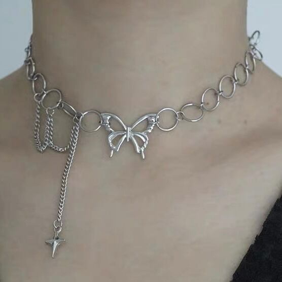 【予約】Butterfly chain necklace / choker
