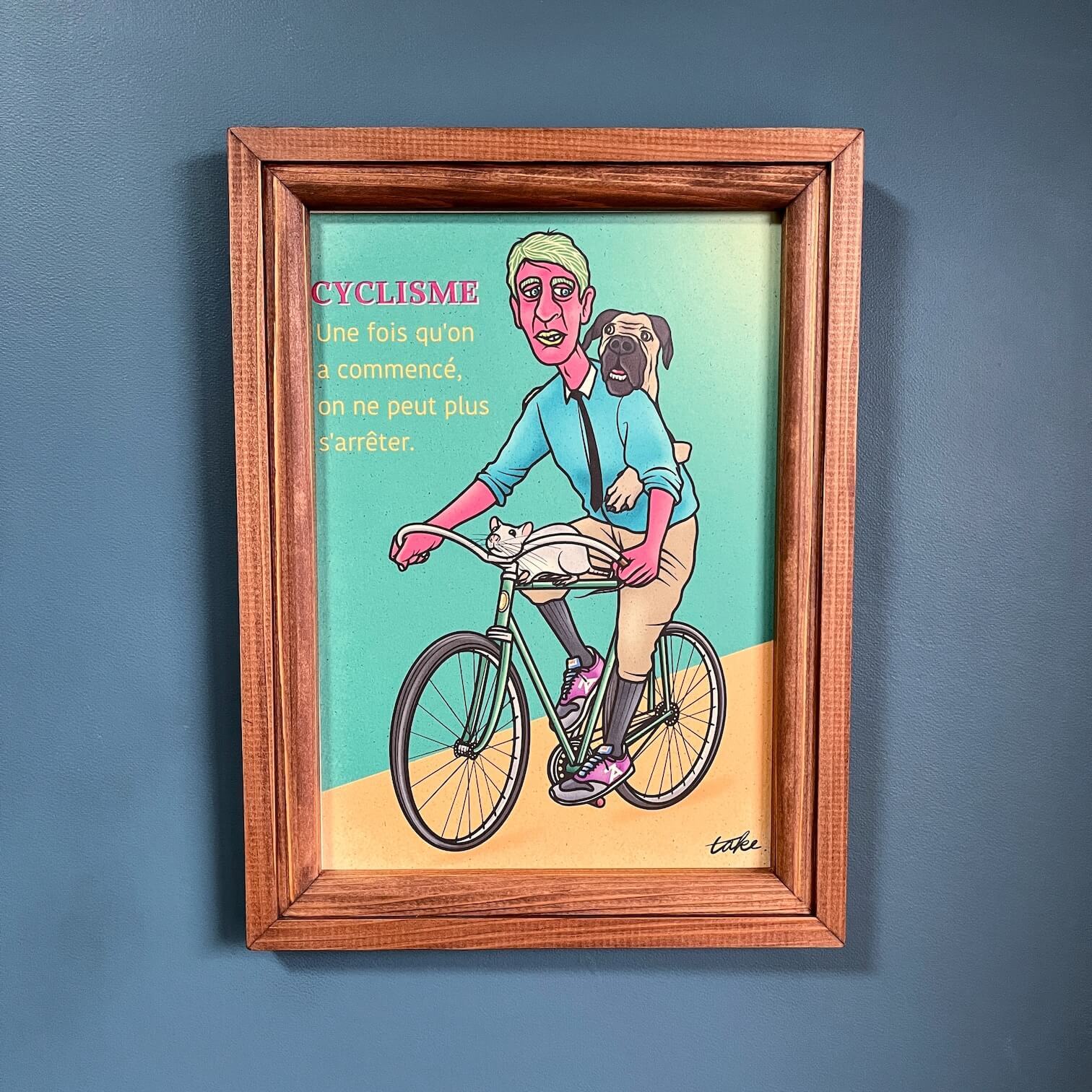 A-268【CYCLISME】 アート