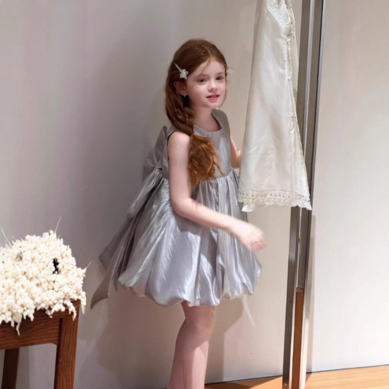 夏ビッグ蝶結びデザインワンピース